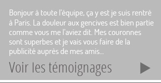 Temoignages couronne dentaire